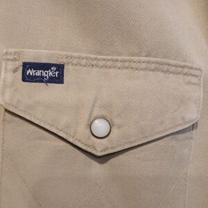 Wrangler Classic Western Cut Shirt, Pearl Snap Buttons